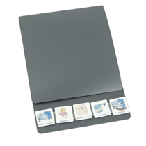 Коммуникативная книга с карточками PECS/ПЭКС (Большая, цвет серый) - «globural.ru» - Новый Уренгой