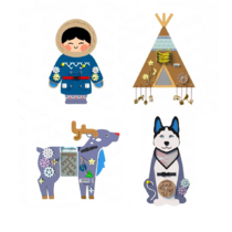 Набор бизибордов "Северная сказка" - «globural.ru» - Новый Уренгой