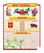 Стенд "Наша родина Россия" - «globural.ru» - Новый Уренгой