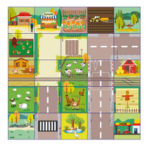 Коврик для логобота Пчелка "Ферма" - «globural.ru» - Новый Уренгой