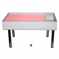 Световой столик для рисования песком напольный "Мультиколор" с кармашком для песка - «globural.ru» - Новый Уренгой