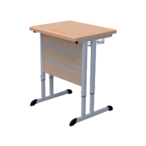 Стол ученический одноместный на плоскоовальной трубе 3-7 гр.р. - «globural.ru» - Новый Уренгой