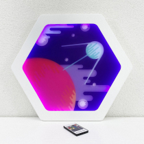 Декоративная тактильная панель с подсветкой - «Спутник» - «globural.ru» - Новый Уренгой