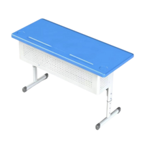 Стол ученический двухместный регулируемый с перфорированным экраном гр.р.  3-7 - «globural.ru» - Новый Уренгой