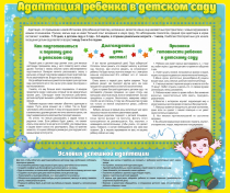 Стенд "Адаптация ребенка в детском саду" - «globural.ru» - Новый Уренгой