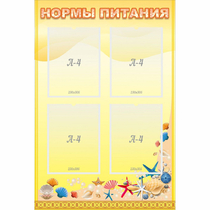 Стенд "Нормы питания" - «globural.ru» - Новый Уренгой