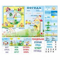 Стенд "Погода" с карманами для вставок - «globural.ru» - Новый Уренгой