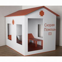 Игровой домик «Скорая помощь» - «globural.ru» - Новый Уренгой