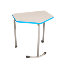 Стол модульный трапециевидный Flexy с полиуретановой кромкой - «globural.ru» - Новый Уренгой