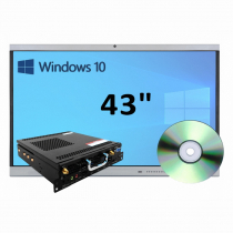 Интерактивная панель 43" (встроенный ПК, Win10) - «globural.ru» - Новый Уренгой