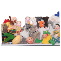 Комплект театральных кукол "Русские народные сказки" - «globural.ru» - Новый Уренгой