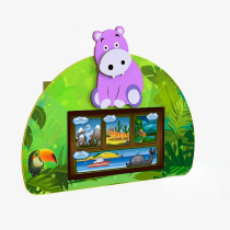 Сенсорный настенный коррекционно-развивающий комплекс "Бегемотик" - «globural.ru» - Новый Уренгой