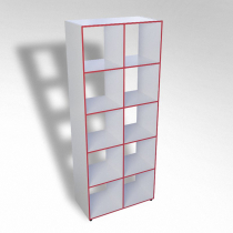 Шкаф открытый многосекционный ТР10 ЛДСП  - «globural.ru» - Новый Уренгой