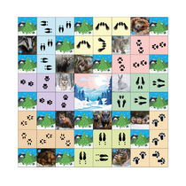 Коврик для логобота Пчелка "Следы животных" - «globural.ru» - Новый Уренгой