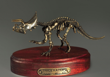 Модель скелета динозавра Triceratops - «globural.ru» - Новый Уренгой