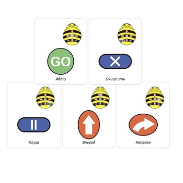 Набор карточек для программирования мини-робота Bee-Bot - «globural.ru» - Новый Уренгой