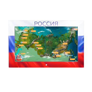 Интерактивная панель «Цвета России»  - «globural.ru» - Новый Уренгой
