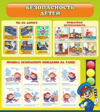 Стенд "Безопасность детей" (вариант 1) - «globural.ru» - Новый Уренгой