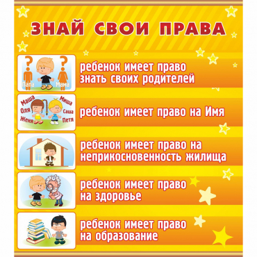 Стенд "Знай свои права" - «globural.ru» - Новый Уренгой