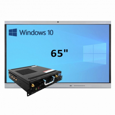 Интерактивная панель 65" (встроенный ПК Win10, Intel i5) - «globural.ru» - Новый Уренгой