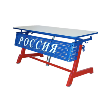 Стол ученический двухместный "Патриот-2п" на газовом лифте (р.гр. № 3-7 и наклоном столешницы ) - «globural.ru» - Новый Уренгой